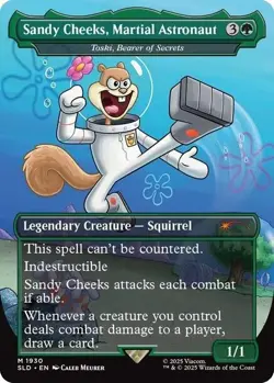 MTG Secret Lair Sandy Cheeks, Martial Astronaut - Toski, Bearer of Secrets #1930 - Image 1
