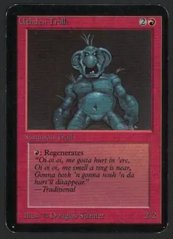 ***Alpha Uthden Troll (Indent)*** MTG Alpha Magic Kid Icarus - Image 1