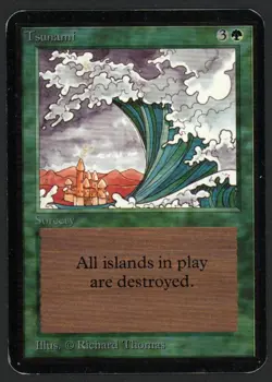 ***Alpha Tsunami*** MTG Alpha Magic Kid Icarus - Image 1