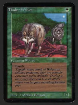 ***Alpha Timber Wolves*** MTG Alpha Magic Kid Icarus - Image 1