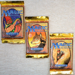 MTG: 3x 5th EDITION Sealed Booster Packs from Box - 3 Packs Magic - English 787551252101 - Image 1