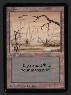 ***Alpha Swamp High Branch*** MTG Alpha Magic Kid Icarus - Image 1