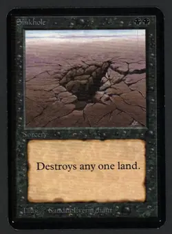 ***Alpha Sinkhkole*** MTG Alpha Magic Kid Icarus - Image 1