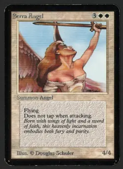 ***Alpha Serra Angel*** MTG Alpha Magic Kid Icarus - Image 1