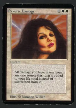 ***Alpha Reverse Damage*** MTG Alpha Magic Kid Icarus - Image 1