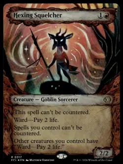 WOTC Lorwyn Eclipsed Hexing Squelcher (Showcase) (R) (Foil) NM - Image 1