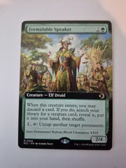 1x Formidable Speaker (Extended Art) Lorwyn Eclipsed 0366 NM x1 - Image 1