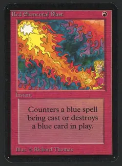 ***Alpha Red Elemental Blast*** MTG Alpha Magic Kid Icarus - Image 1