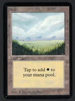***Alpha Plains No Trees*** MTG Alpha Magic Kid Icarus - Image 1
