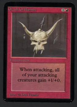 ***Alpha Orcish Oriflamme*** MTG Alpha Magic Kid Icarus - Image 1