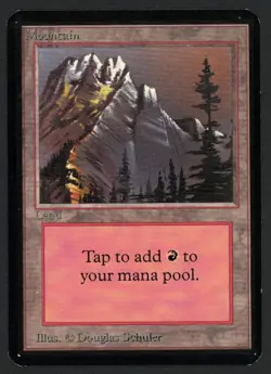 ***Alpha Mountain Slate*** MTG Alpha Magic Kid Icarus - Image 1