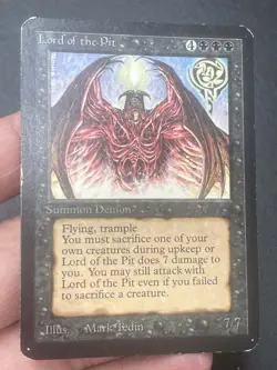 ***Alpha Lord of the Pit*** MTG Alpha Magic Kid Icarus - Image 3