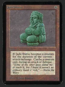 ***Alpha Jade Statue*** MTG Alpha Magic Kid Icarus - Image 1