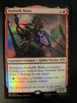 Pashalik Mons NM FOIL Modern Horizons 1 MTG FREE SHIPPING - Image 1