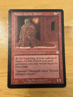 Squee, Goblin Nabob Mercadian Masques Regular - Image 1