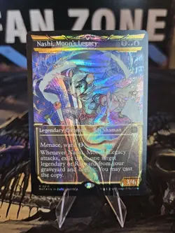 Nashi, Moon's Legacy (Halo Foil) March of the Machine: The Aftermath Rare NM - Image 1