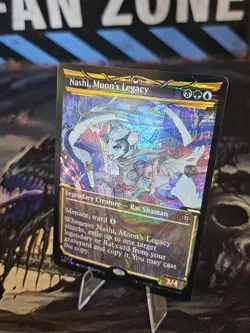 Nashi, Moon's Legacy (Halo Foil) March of the Machine: The Aftermath Rare NM - Image 2