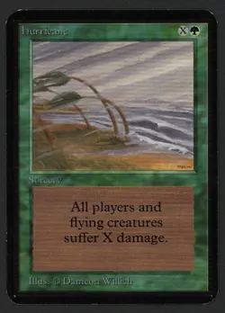 ***Alpha Hurricane*** MTG Alpha Magic Kid Icarus - Image 1