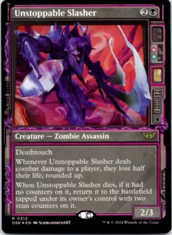 Unstoppable Slasher (Showcase) (Foil) Duskmourn: House of Horror, 312 NM - Image 1