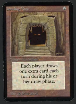 ***Alpha Howling Mine*** MTG Alpha Magic Kid Icarus - Image 1