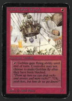 ***Alpha Goblin Balloon Brigade*** MTG Alpha Magic Kid Icarus - Image 1