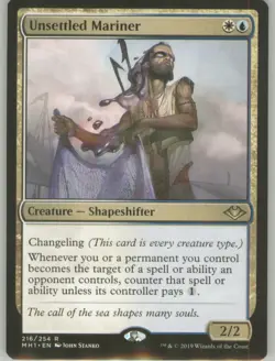 Unsettled Mariner 216 Regular Border Non-Foil Near Mint MH1 MTG - Image 1