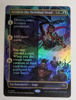 MTG - Awaken the Honored Dead - TDM - R - Borderless Foil - 383 - Image 1