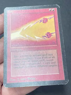 ***Alpha Fork (Indents & Edge Ding)*** MTG Alpha Magic Kid Icarus - Image 3