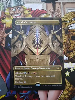 Xander's Lounge Streets of New Capenna MTG Extended Borderless *Str8 From Pack* - Image 1