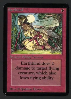 ***Alpha Earthbind*** MTG Alpha Magic Kid Icarus - Image 1