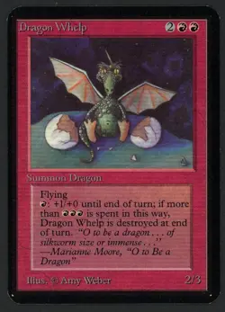 ***Alpha Dragon Whelp*** MTG Alpha Magic Kid Icarus - Image 1