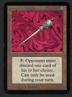 ***Alpha Disrupting Scepter*** MTG Alpha Magic Kid Icarus - Image 1