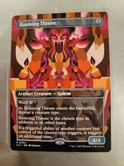 Roaming Throne (Borderless) #344 The Lost Caverns of Ixalan MTG - Image 1
