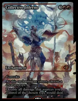 Collective Inferno (Showcase Foil) 0387 - Lorwyn Eclipsed ECL - MTG - NM/M - Image 1