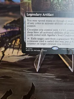 Agatha's Soul Cauldron (Extended Art) Wilds of Eldraine Regular NM - Image 3