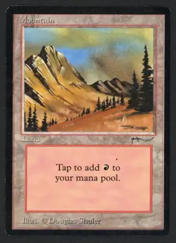 ***Mountain*** MTG Arabian Nights Magic Kid Icarus - Image 1