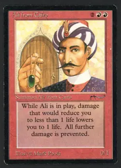 ***Ali from Cairo*** MTG Arabian Nights Magic Kid Icarus - Image 1