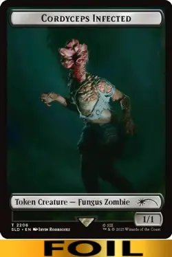 MTG - Cordyceps Infected ** FOIL BORDERLESS ** Secret Lair: Playstation MTG - Image 1