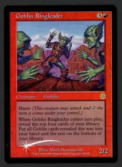 ***FOIL Goblin Ringleader*** MTG Apocalypse Magic Kid Icarus - Image 1