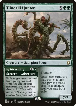 ~1x Tlincalli Hunter x1 ~NM~ CLB Magic the Gathering MtG~ - Image 1