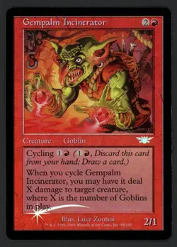***FOIL Gempalm Incinertator*** MTG Legions Magic Kid Icarus - Image 1