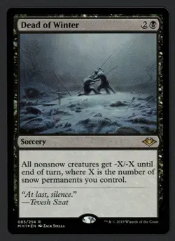 ***FOIL Dead of Winter*** MTG Modern Horizons Magic Kid Icarus - Image 1