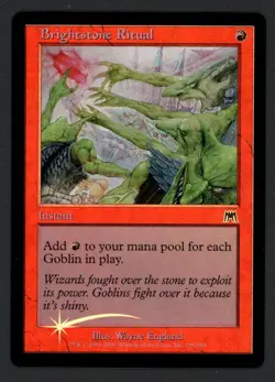***FOIL Brightstone Ritual*** MTG Onslaught Magic Kid Icarus - Image 1