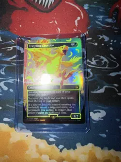 Traveling Chocobo (Borderless) (Neon Ink Yellow) Final Fantasy Foil - Image 3