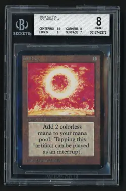 ***BGS 8 Alpha Sol Ring*** MTG Alpha Magic Kid Icarus - Image 1