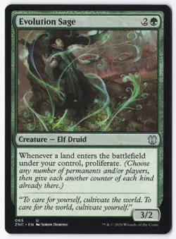 Evolution Sage U Commander: Zendikar Rising 65 NM - Image 1