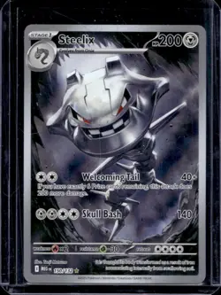 2025 Pokemon Mega Evolution - MEG EN Steelix Illustration Rare #150/132 - Image 1