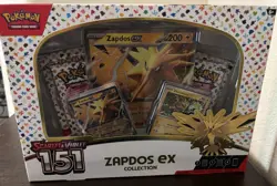 Pokemon Zapdos Ex Collection Box TCG Scarlet And Violet 151 Factory Sealed - Image 1
