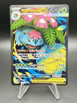 Pokemon TCG Mega Venusaur EX 155/132 Full Art Ultra Rare Mega Evolution - Image 1