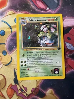 Pokemon TCG Erika's Venusaur Gym Challenge 4/132 + Togetic CGC 8 Reserved Post - Image 1